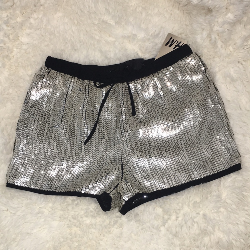 H&M Sequins Shorts